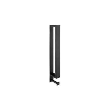 towel holder Cubic 40cm matt black with towel hook