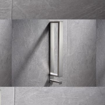 towel holder Cubic 40cm chrome with towel hook