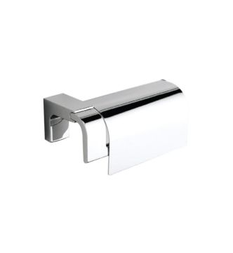 designer toiletrol Holder Eletech chrome with klep