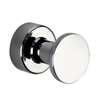 Clothing- and towel hook Techno ø25mm chrome