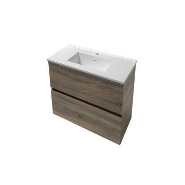 Badmeubel Volans 60 cm Cambrian met Keramische wastafel