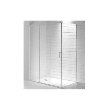 4-delige Douchewand met schuifdeuren en zijwand Trebol - 6mm