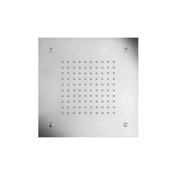 built-in overhead shower for ceiling Eos 30x30cm chrome