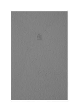 Composiet douchebak Slim Eco 90x160 cm leisteen Cementgrijs 7037