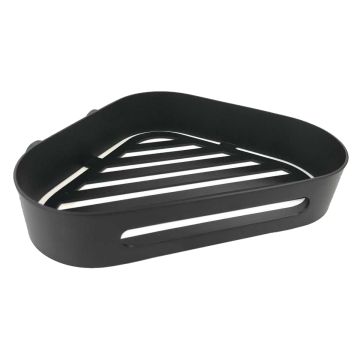 designer soapHolder S5 cornermodel stainless steel matt black