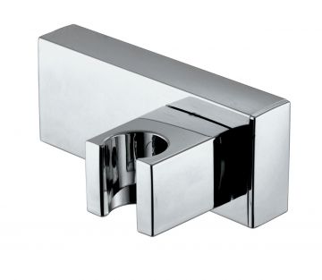 Holder chrome square for hand shower