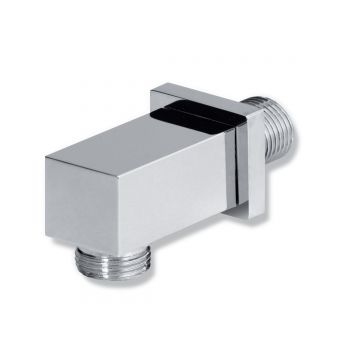 wall connection square chrome for shower hose