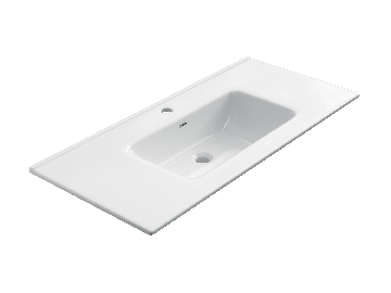 ceramic washbasin Milan 101x46cm white