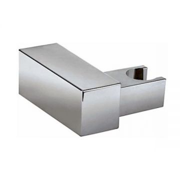 tiltable Holder CUADRO for hand shower square chrome