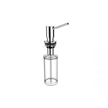 Luxury built-in soap dispenser cocinas chrome for counter top mounting