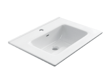 ceramic washbasin Milan 61x46cm white