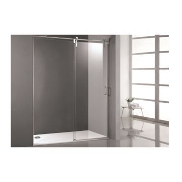 Custom 2-part shower enclosure with sliding door Atempo
