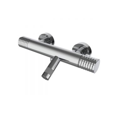 Thermostatic surface-mounted bath faucet Aura chrome