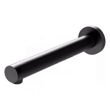 designer bath spout Tube matt black 20cm