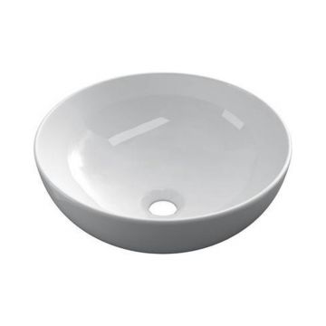 ceramic round surface-mounted wash bowl Bola Fino ø35cm white