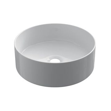 ceramic round surface-mounted wash bowl Cylindrico ø36cm white