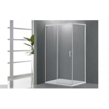 Schuifdeur met vaste wand en vaste zijwand Cosmo