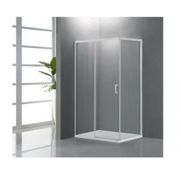 shower cubicle Cosmo with sliding door and side wall
