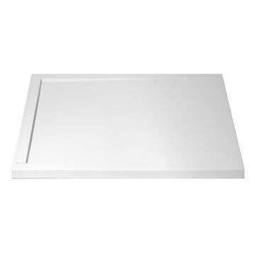 Custom made resin shower tray with drainage gutter Cosmo