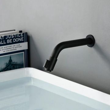 built-in fountain faucet Tube matt black