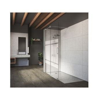 shower wall Free with sliding door