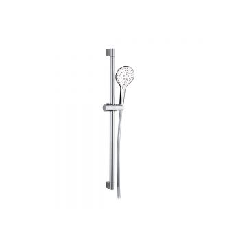 showerset chrome hand shower with sliding bar 70 cm and shower hose 170 cm