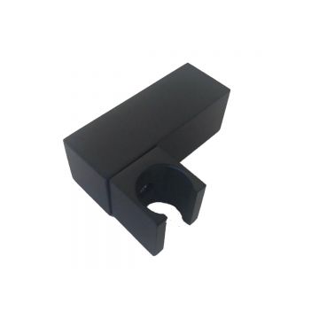 tiltable Metal Holder Cuadro for hand shower square matt black