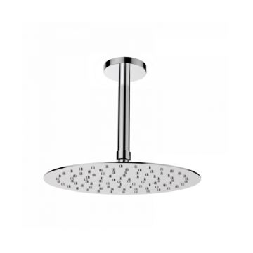 overhead shower ø40cm polished stainless steel including ceiling connection