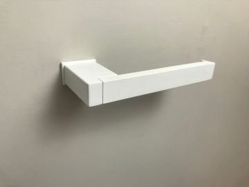 Toilet paper holder Cube wit