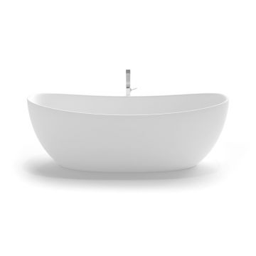 free standing bathtub Aran 85x180cm white Solid Surface