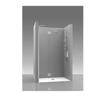 No profile 2-piece revolving door Tedy 