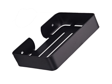 soapHolder Nero stainless steel matt black