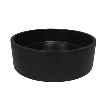 round Composite countertop wash bowl ø37,5cm Sevilla nero