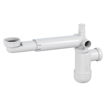 space saving telescopic washbasin siphon 