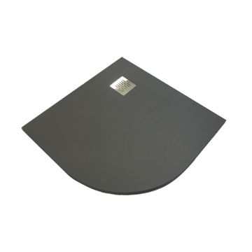 Custom made resin shower tray Solid quarter round