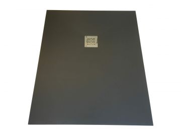Composite shower tray Solid Eco 90x120cm anthracite structure even