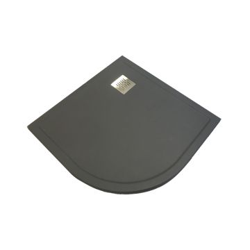 Composite shower tray customizeable with border Stone quarter round