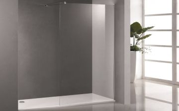 Douchewand Walk In van 8mm veiligheidsglas