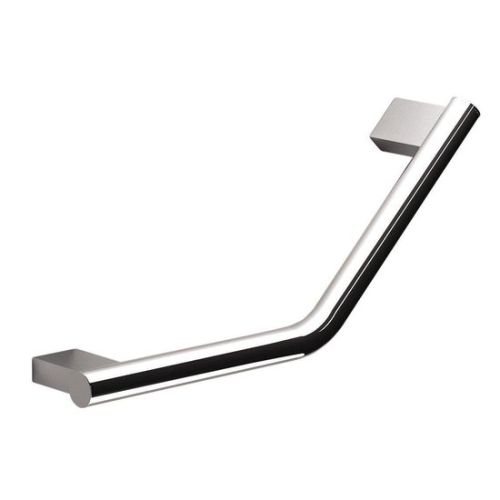 designer bath handlebar Lux curved chrome