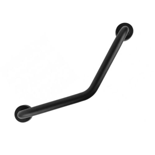 designer bath handlebar Curve curved matt black