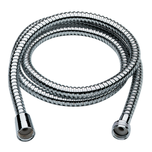 double wrapped Metal shower hose chrome 150 cm 