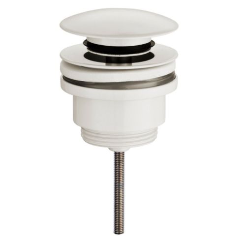 Luxury click waste drainageplug 1¼" matt white