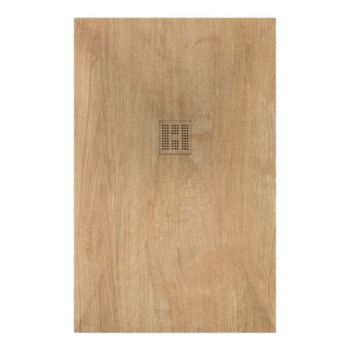 Custom made resin shower tray Slim Wood