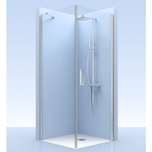 Revolving door with fixed side panel Padel