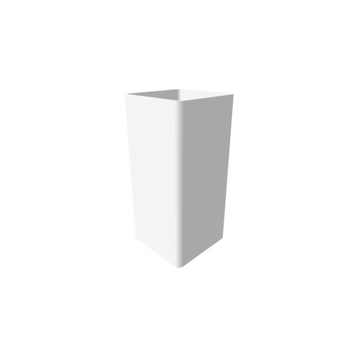Vrijstaand Solid Surface wastafel Ember 40x40x85cm (lxdxh) - met kraangat