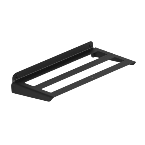 towel rack Aluminium black 60x27.5 cm