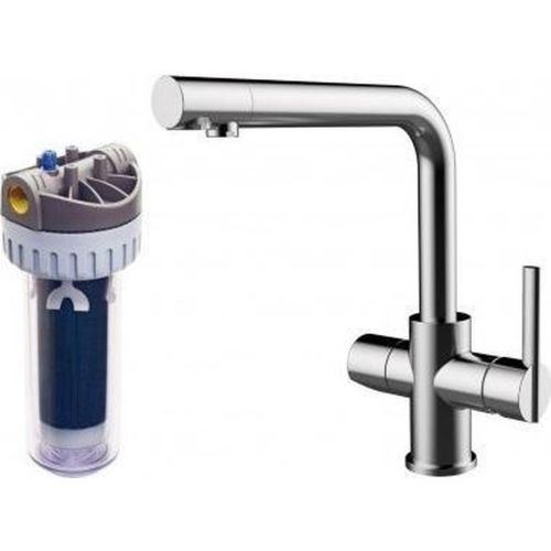 kitchen faucet Pure chrome with filtersystem