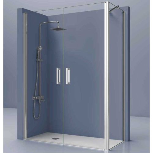 Swing doors with fixed side panel Padel