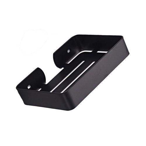 soapHolder Nero stainless steel matt black