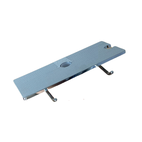 shelf Metro 25x12cm with hand shower holder chrome for mounting to a sliding bar